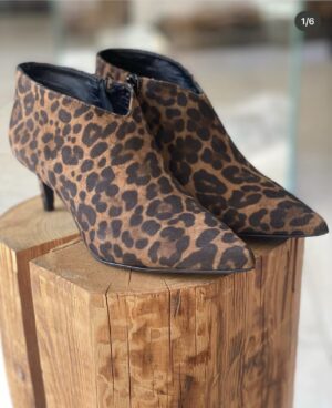 Tronchetto camoscio animalier