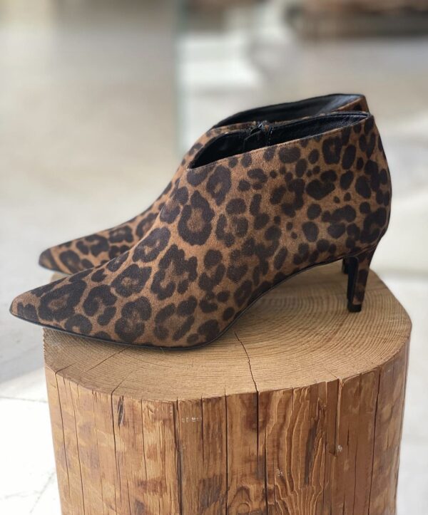 Tronchetto camoscio animalier - immagine 3