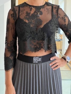 Tunica crop pizzo
