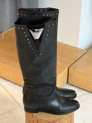 Stivale nappa nero