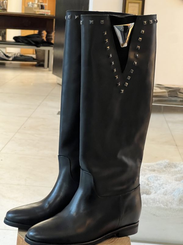 Stivale nappa nero - immagine 3