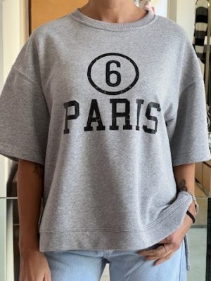 Felpa paris grigia