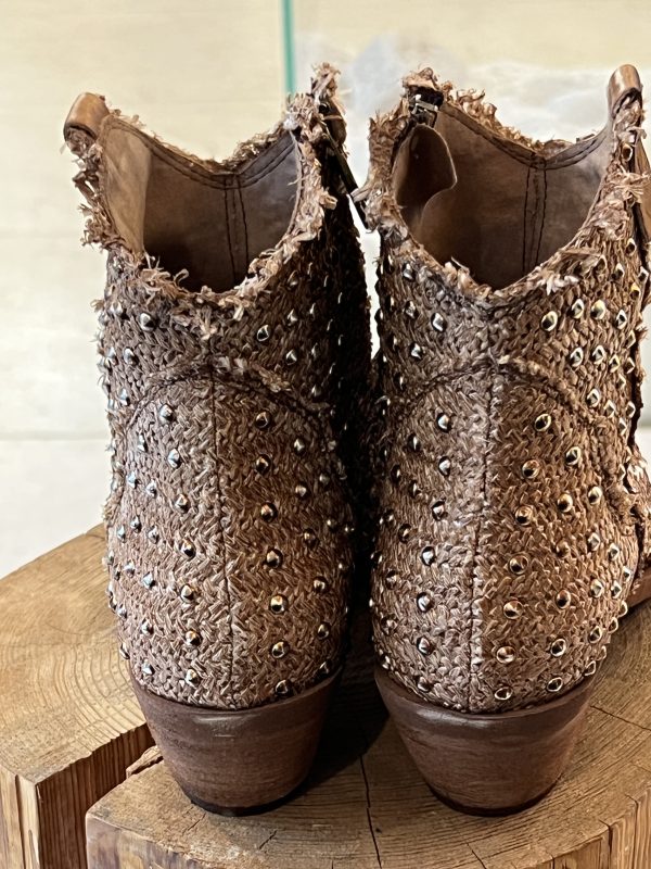 Texano raffia borchie - immagine 5