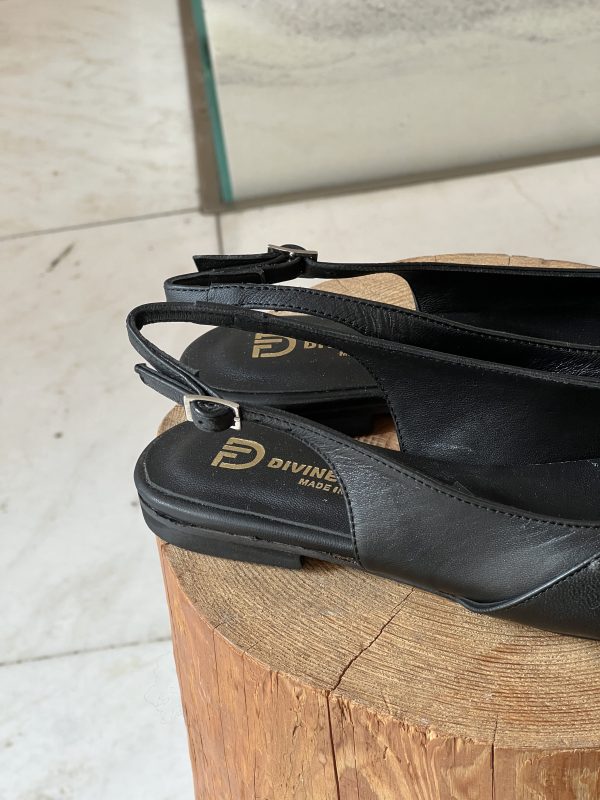 Sling back fibia nera - immagine 5