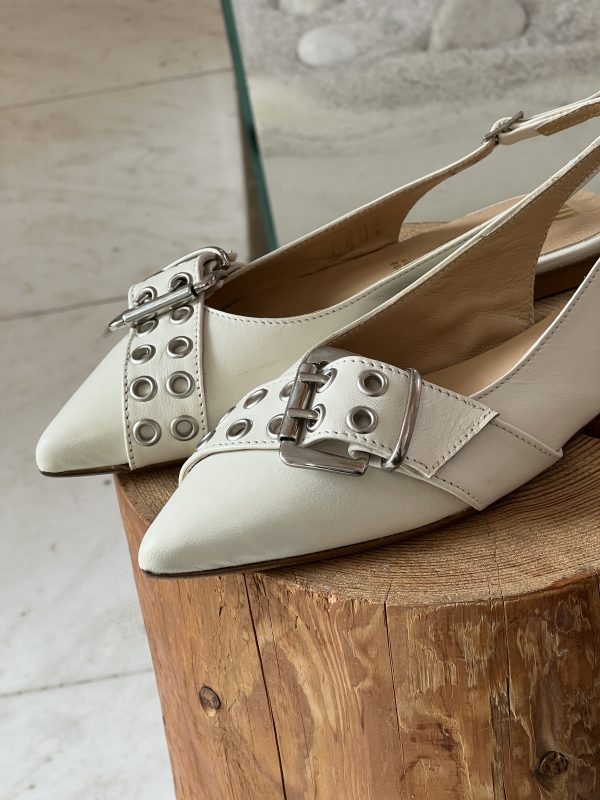 Sling back fibia latte - immagine 2