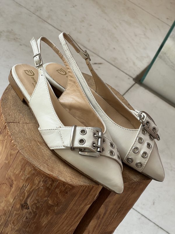 Sling back fibia latte - immagine 4