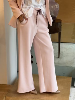 Pantalone elastico rosa