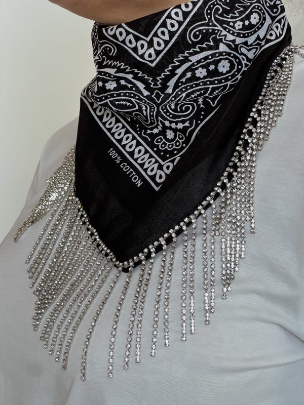 Tshirt bandana nera - immagine 5