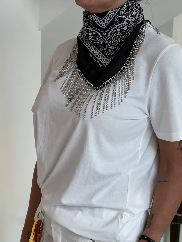 Tshirt bandana nera - immagine 2