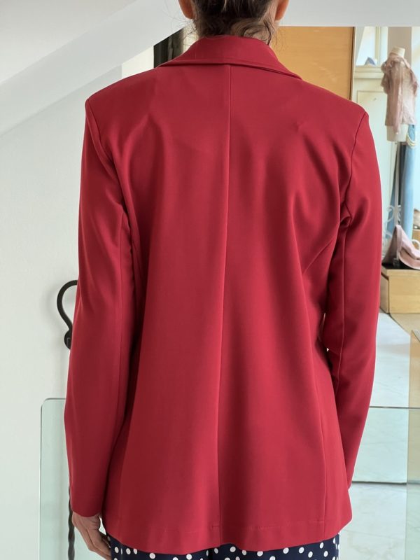 Giacca  punto milano rossa - immagine 3