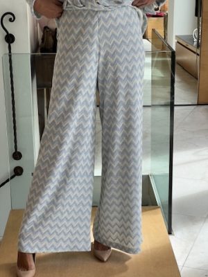 Pantalone missoni azzurro