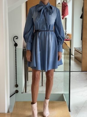 Abito denimchambry fioccco