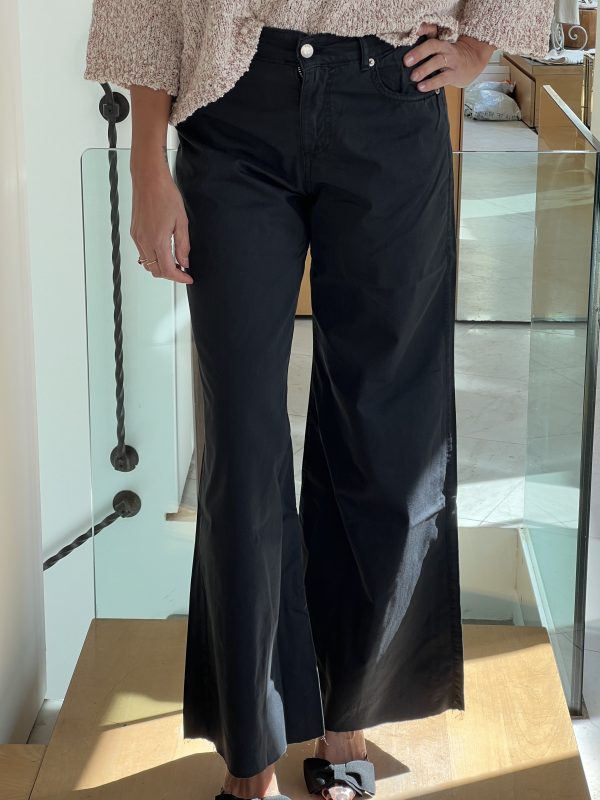 Jeans Frida nero cotone leggero