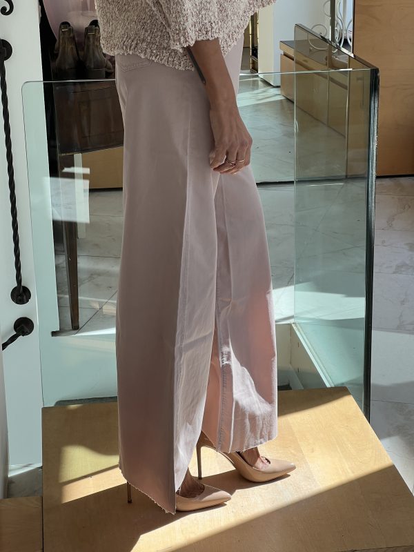Jeans Frida rosa miu cotone leggero - immagine 3
