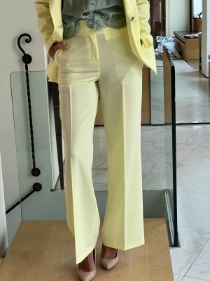 Pantalone palazzo giallo