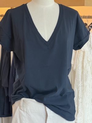 T-shirty svollo a v basic blu navy