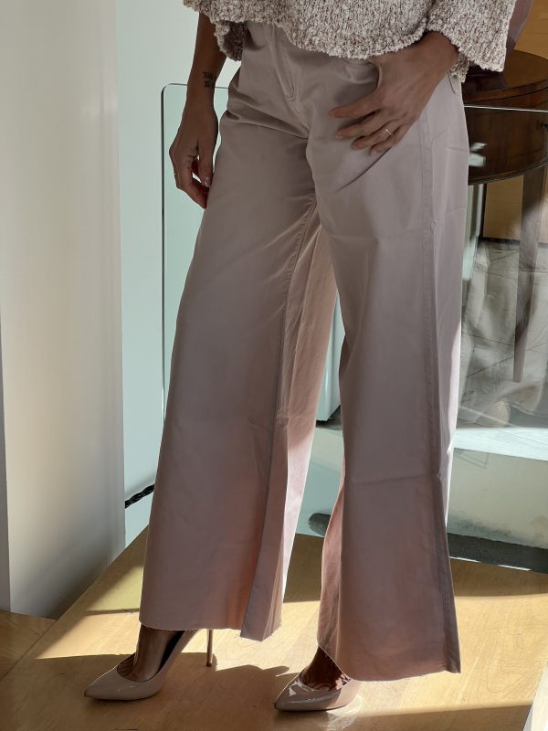 Jeans Frida rosa miu cotone leggero - immagine 2