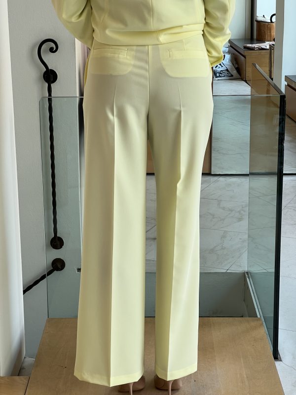 Pantalone palazzo giallo - immagine 3