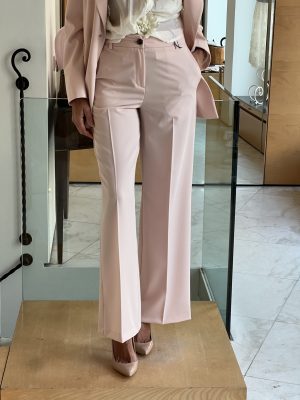 Pantalone palazzo rosa