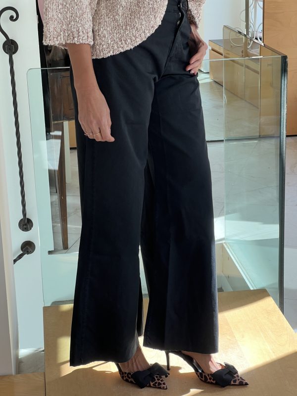 Jeans Frida nero cotone leggero - immagine 3