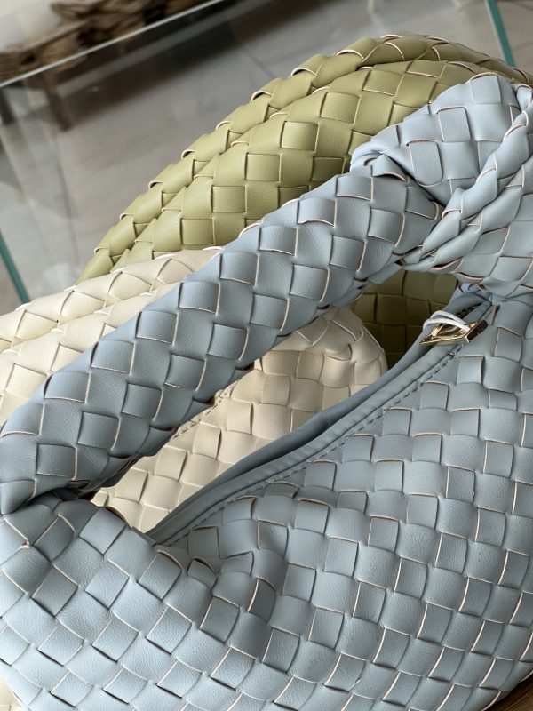 Borsa bottega azzurro polvere - immagine 4