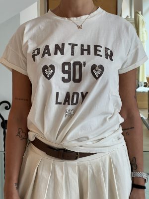 T-shirt panther latte