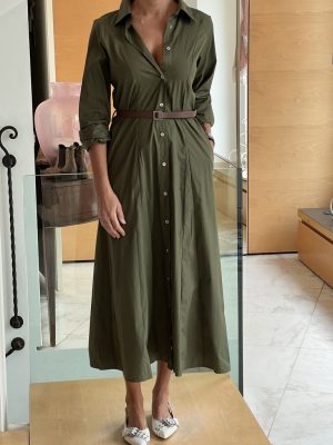 Chemisier verde militare