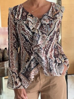 Camicia stampa etnica