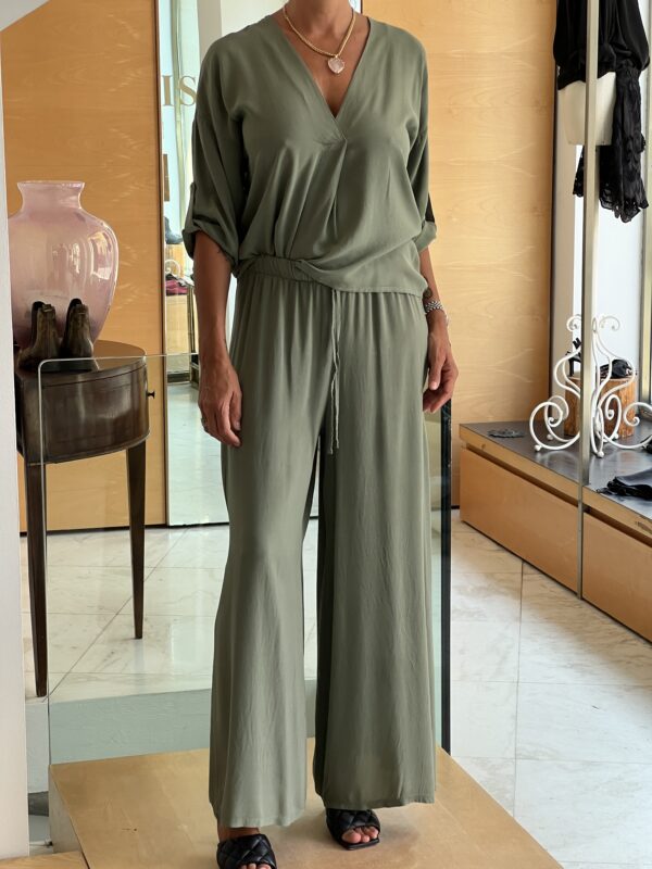 Set scolloa v pantalone verde militare - immagine 2