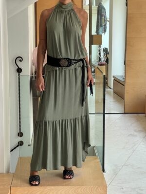 Set top gonna verde militare