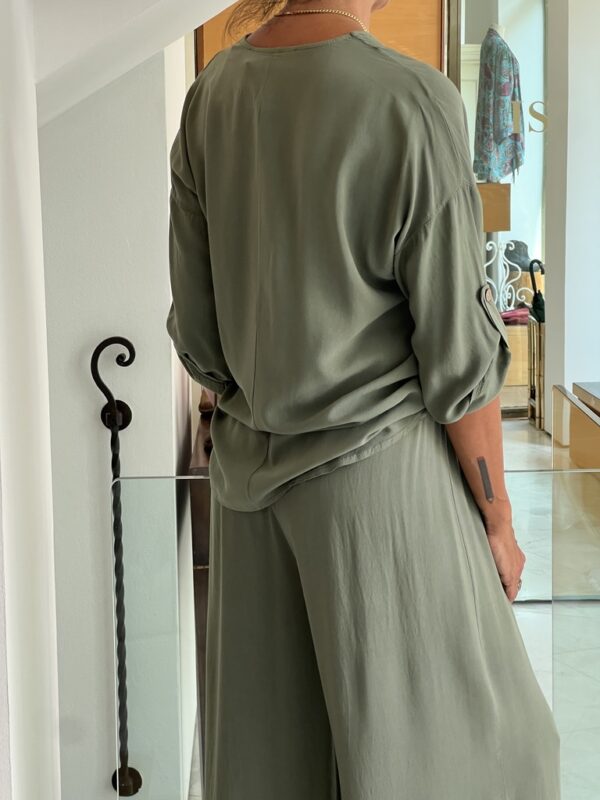 Set scolloa v pantalone verde militare - immagine 5