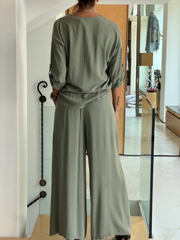 Set scolloa v pantalone verde militare - immagine 4