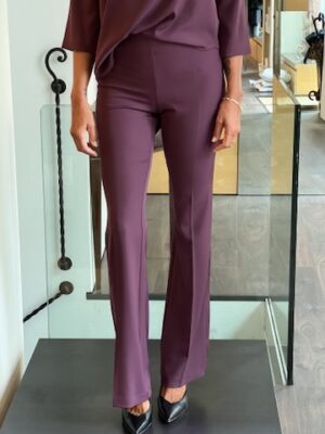 Pantalone cady melanzana