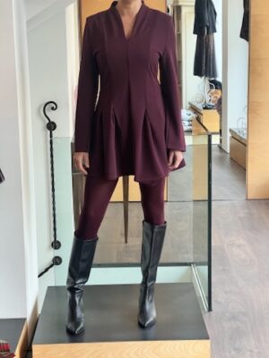 Abito tulip bordeaux