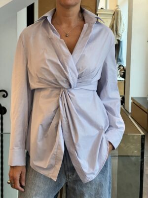 Camicia nodo azzurra