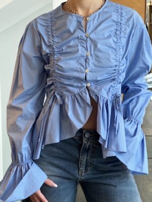 Camicia arriccio azzurra