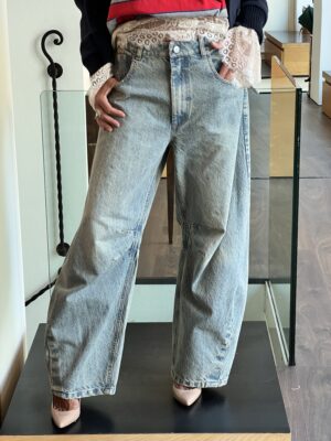 Jeans barrel doppia cucitura