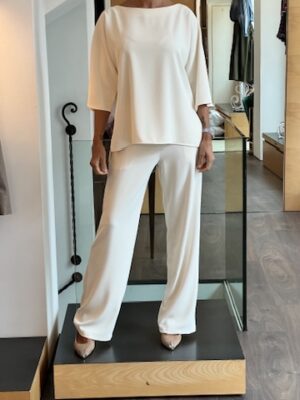 Set blusa pantalone latte