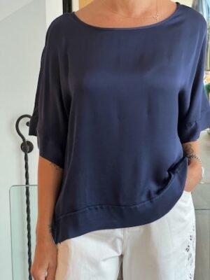 Tunica manica 3/4 blu