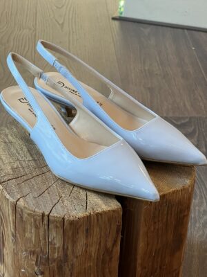 Sling back azzurra
