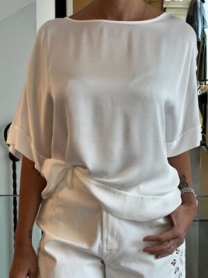 Tunica manica 3/4 latte