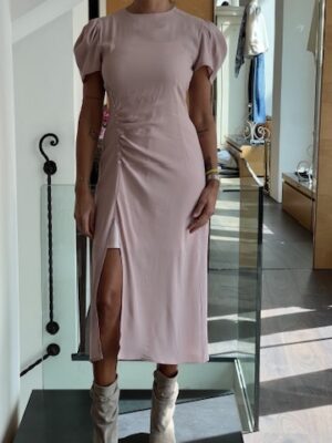 Abito longuette rosa