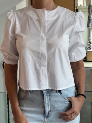Camicia mezza manica bianca