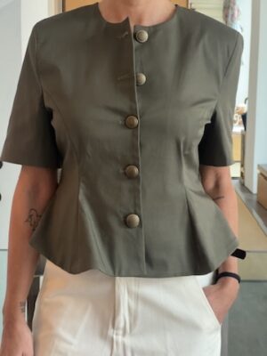 Giacca baschinaverde militare