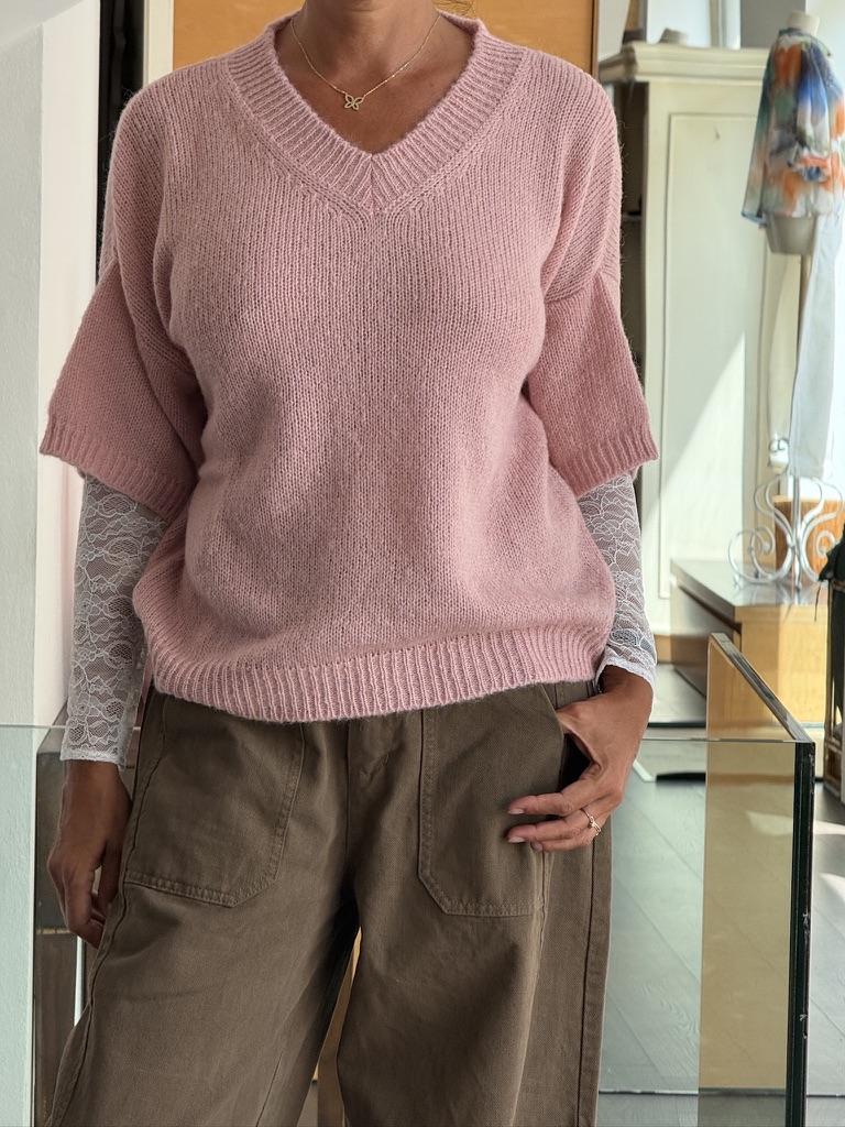 Scollo v pizzo rosa