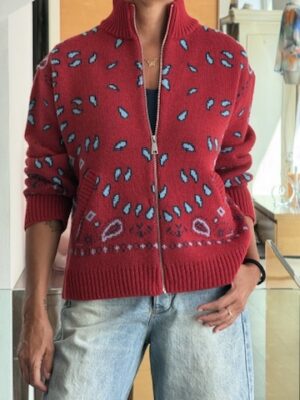 Bomber bandana rosso