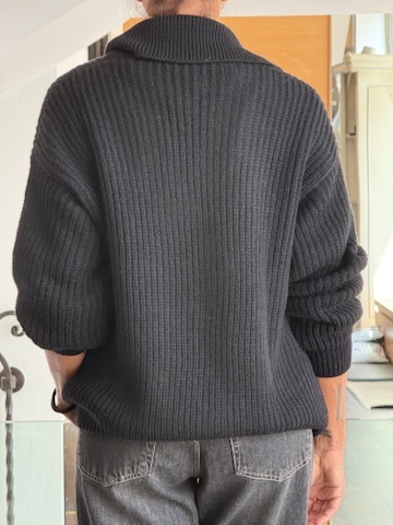 P coat maglia nero - immagine 2