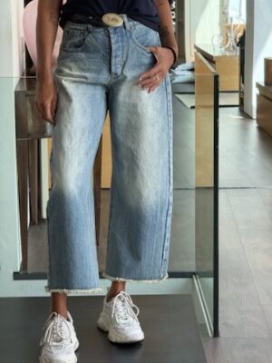 Jeans sfrangiato