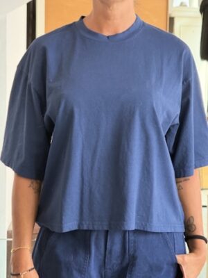T-shirt basic blu royal