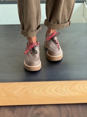 Mocassino barca taupe